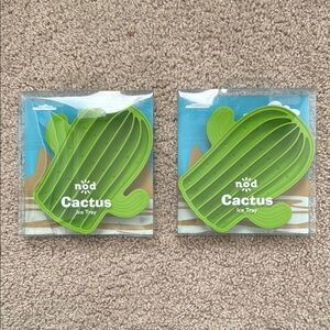 Brand New Nod Green Cactus Ice Tray (QTY:2)